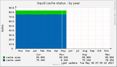Squid cache status